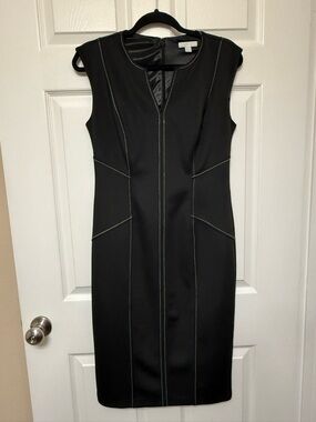 NY&Co Sexy and Sleek Pencil Dress with White Stitching